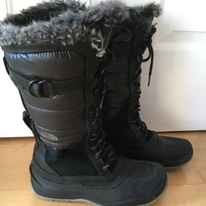 The North Face lace up winter boots